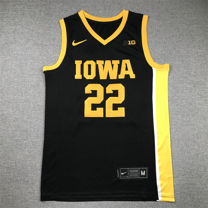 Men Iowa Hawkeye 22 Clark Black Nike 2024 NBA Jersey